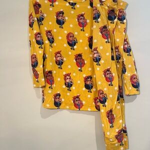 Posh Peanut Rosie The Riveter Women’s Empowerment Two Piece Bamboo Pajama 4T GUC